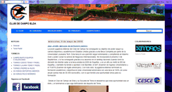 Desktop Screenshot of clubdecampoelda.com